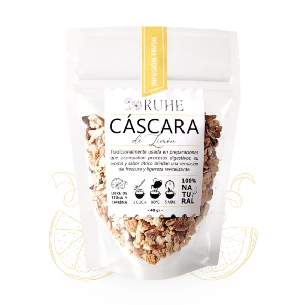 Cáscara de limón Ruhe WebP Cáscara de Limón | 40 gr Ruhe